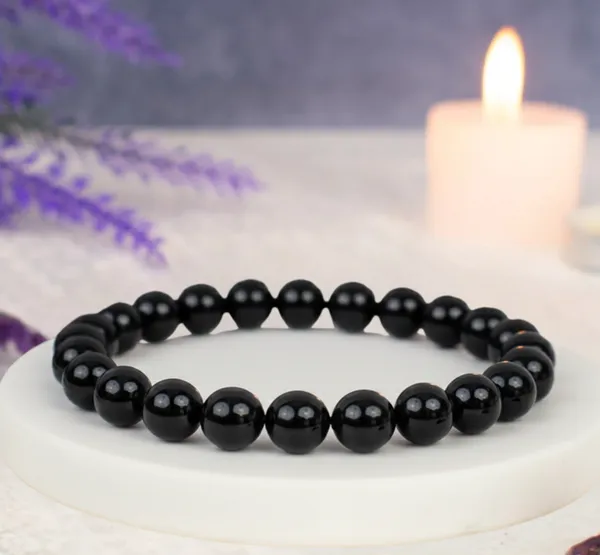 Negative_Energy_Protection_Bracelet_(Black_Tourmaline)