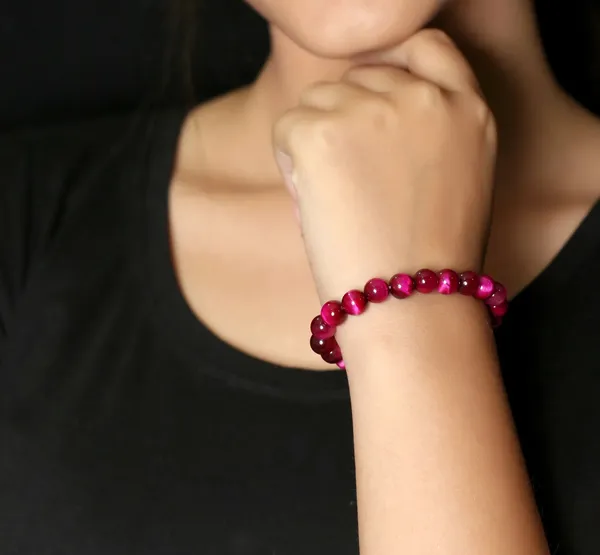 Emotional_Healing_Bracelet_(Pink_Tiger_Eye)