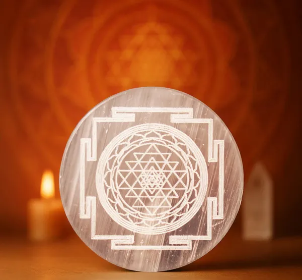 White_Shree_Yantra_Selenite_Plates