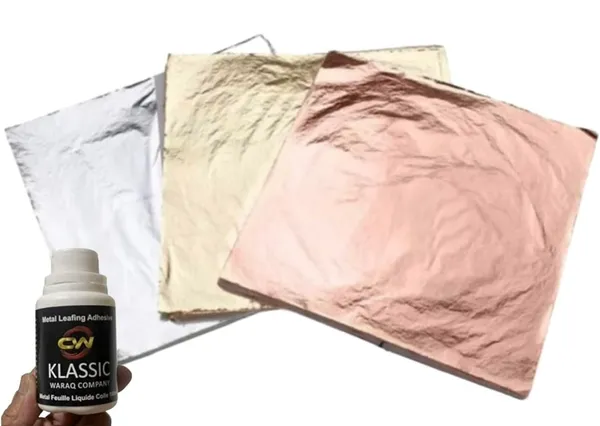 Gold_Leaf_Sheets_300_Sheets_(8_By_8._Cm)_+_Adhesive_100Ml_–_Gilding_Glue_-_Foil_For_Gilding,_Epoxy_Resin_Art,_Maysur_Paintings,_Arts_&_Crafts,_Diy,_Furniture
