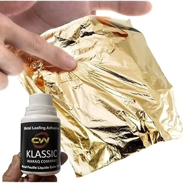 Gold_Leaf_Sheets_300_Sheets_(8_By_8._Cm)_+_Adhesive_100Ml_–_Gilding_Glue_-_Foil_For_Gilding,_Epoxy_Resin_Art,_Maysur_Paintings,_Arts_&_Crafts,_Diy,_Furniture