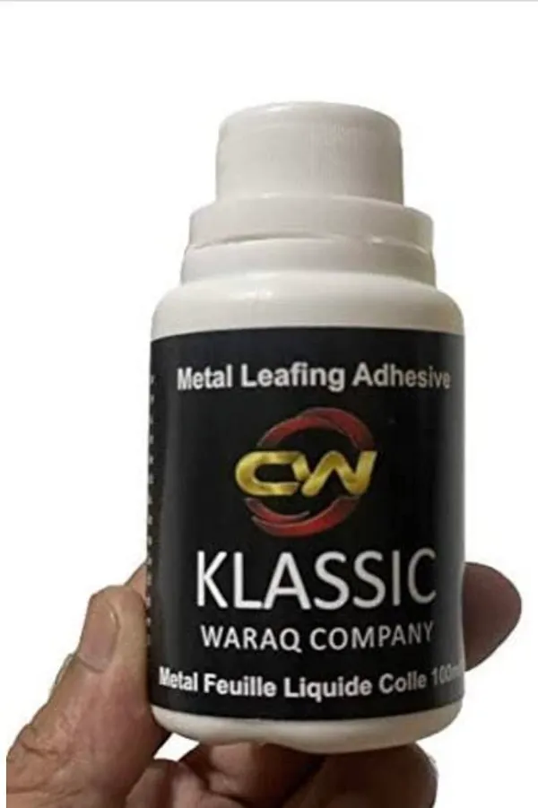Gold_&_White_Leaf_Sheets_(100)_+_Leaf_Glue_(50Ml)_(Combo_Pack)_3.15_By_3.35_Gilding_Foil_Foil_Paper_For_Paintings,_Arts_Crafts,_Nail_Deco,Furniture