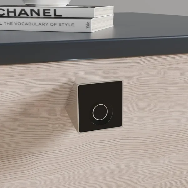 Black_Zinc_Fingerprint_Lock_For_Home_Security