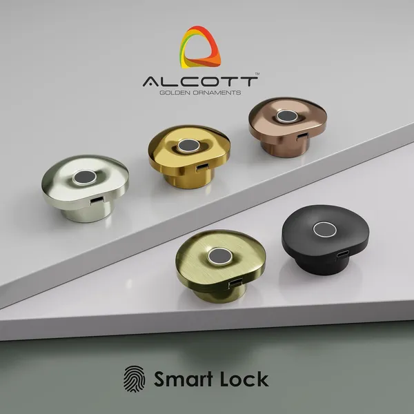 Silver_Zinc_Fingerprint_Lock_For_Home_Security