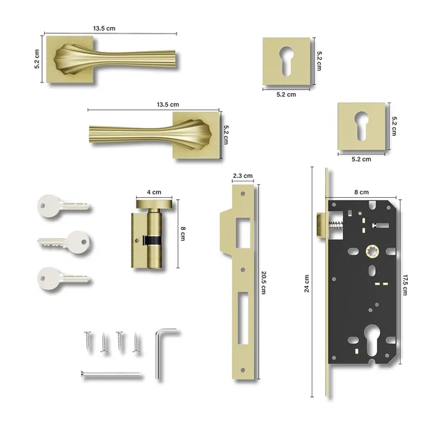 Black_Zinc_Mortise_Door_Lock_For_Home_Security