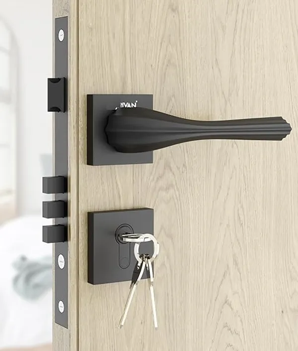 Black_Zinc_Mortise_Door_Lock_For_Home_Security