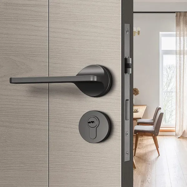 Black_Zinc_Mortise_Door_Lock_For_Home_Security