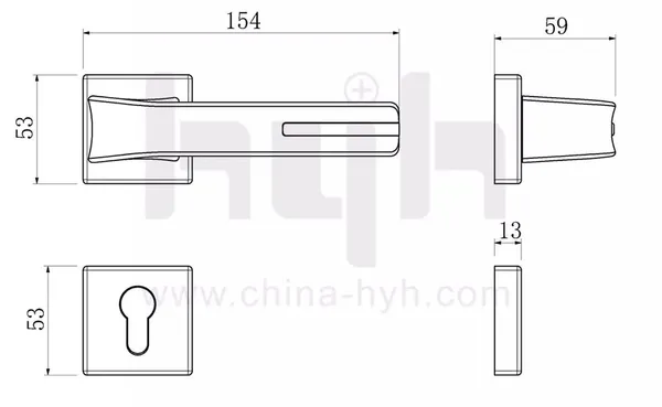 Silver_&_Grey_Zinc_Mortise_Door_Lock_For_Home_Security
