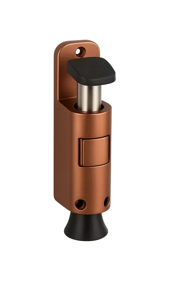 Rose_Premium_5-Inch_Rubber_Aluminium_Push_Door_Stopper_with_Screw_|_Heavy_Duty_Wooden_Door_Stopper_for_Home,_Office,_Hotel_|_|_Strong_Grip_Door_Holder_for_All_Surfaces_(Pack_of_1)
