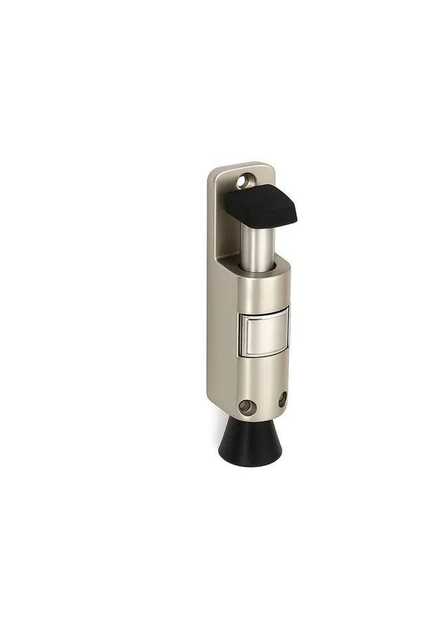 Silver__Premium_5-Inch_Rubber_Aluminium_Push_Door_Stopper_with_Screw_|_Heavy_Duty_Wooden_Door_Stopper_for_Home,_Office,_Hotel_|_|_Strong_Grip_Door_Holder_for_All_Surfaces_(Pack_of_1)