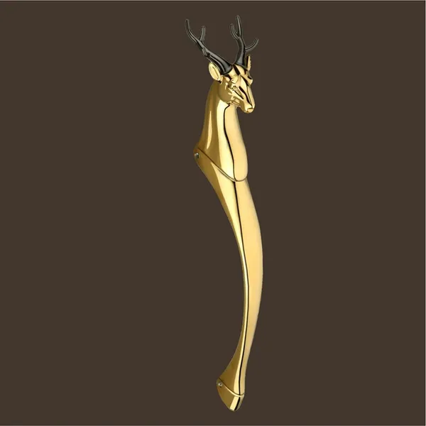 Gold_Zinc_Main_Door_Handle_For_Home_Security