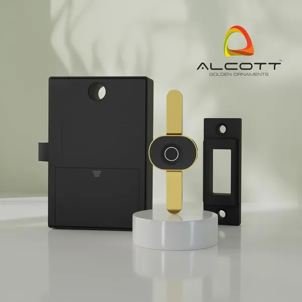 Silver_&_Black_Zinc_Fingerprint_Lock_For_Home_Security