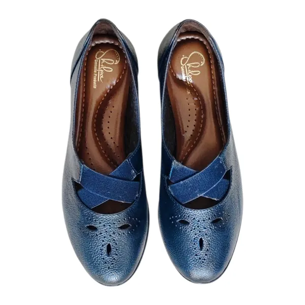 Blue_Pure_Leather_Heel_Belly_For_Women
