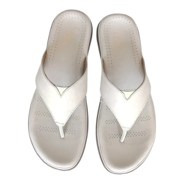 Off-White_Pure_Leather_Flat_Heel_Ortho_Chappals_For_Women