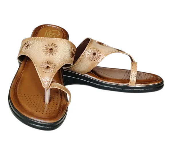 Brown_Pure_Leather_Heel_Platform_Sandals_For_Women