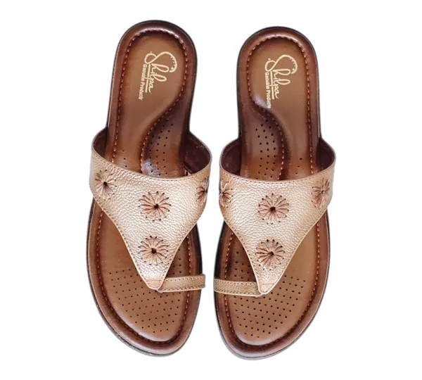 Brown_Pure_Leather_Heel_Platform_Sandals_For_Women