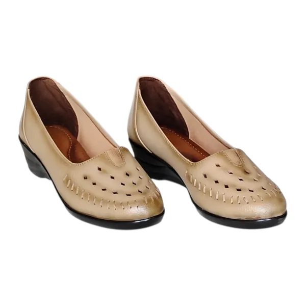 Beige_Pure_Leather_Heel_Belly_For_Women