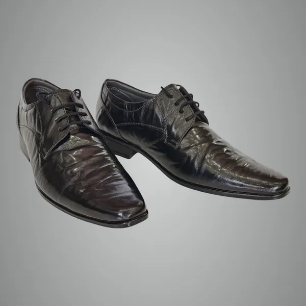 Black_Pure_Leather_Classic_Derby_Lace-Up_Shoes_For_Men