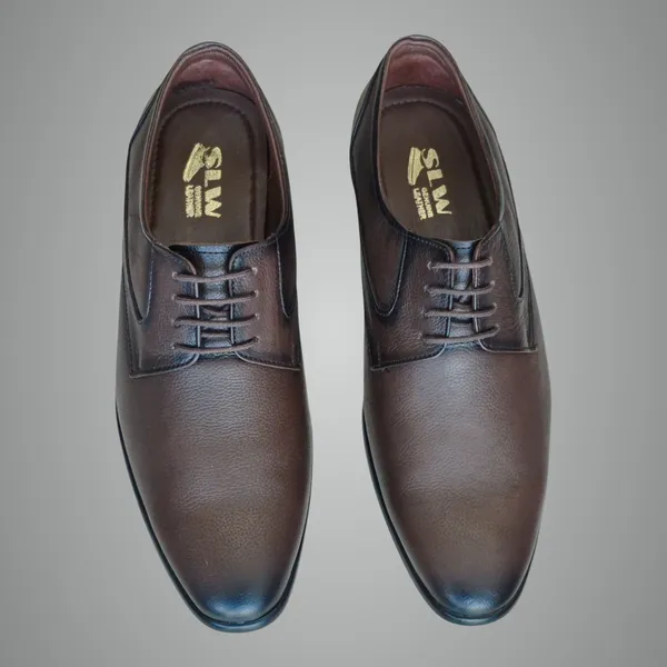 Brown_Pure_Leather_Formal_Derby_Shoes_For_Men