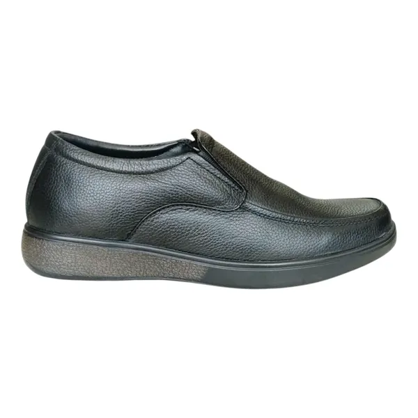 Black_Pure_Leather_Breathable_Daily_Slip-On_Shoes_For_Men