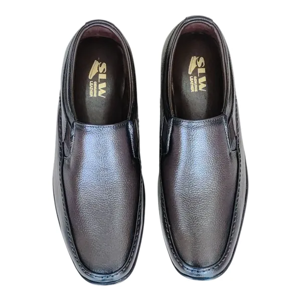 Black_Pure_Leather_Comfort_Casual_Slip-On_Shoes_For_Men