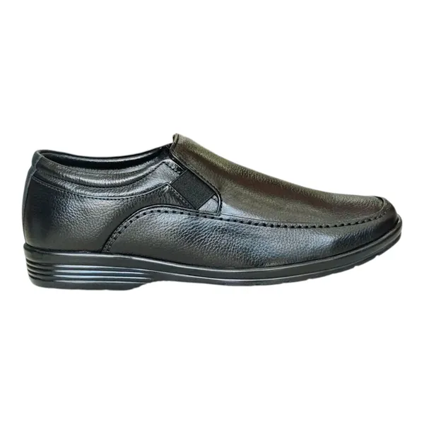 Black_Pure_Leather_Comfort_Casual_Slip-On_Shoes_For_Men