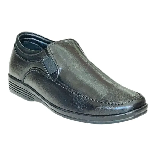 Black_Pure_Leather_Comfort_Casual_Slip-On_Shoes_For_Men
