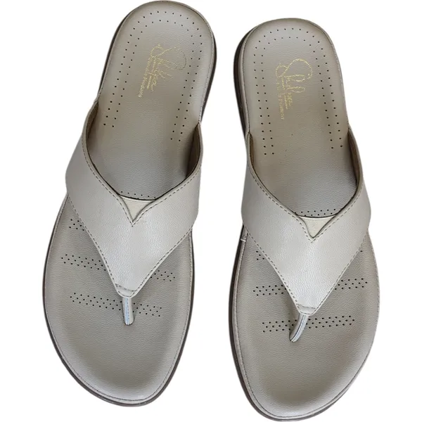 Grey_Pure_Leather_Flat_Heel_Ortho_Chappals_For_Women