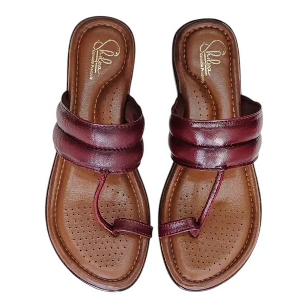 Cherry_Pure_Leather_Minimalist_Stylish_Flat_Chappals_For_Women
