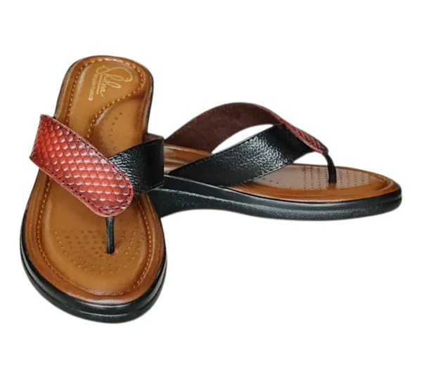 Black_&_Cherry_Pure_Leather_Heel_Platform_Sandals_For_Women