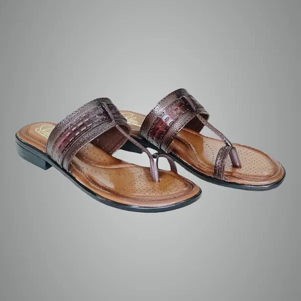 Brown_Pure_Leather__Flat_Chappals_For_Women