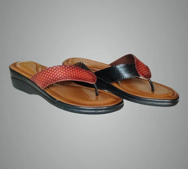 Black_&_Cherry_Pure_Leather_Heel_Platform_Sandals_For_Women