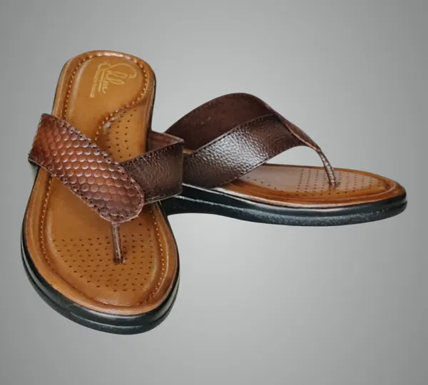 Brown_Pure_Leather_Heel_Platform_Sandals_For_Women