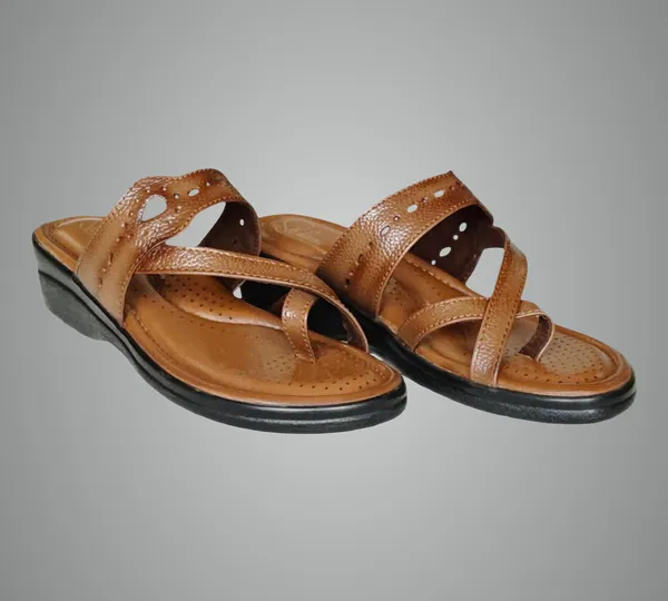 Tan_Pure_Leather_Heel_Platform_Sandals_For_Women