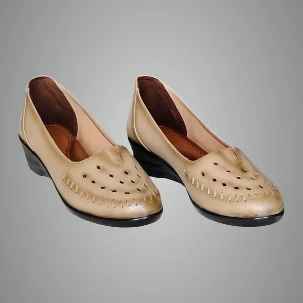 Beige_Pure_Leather_Heel_Belly_For_Women