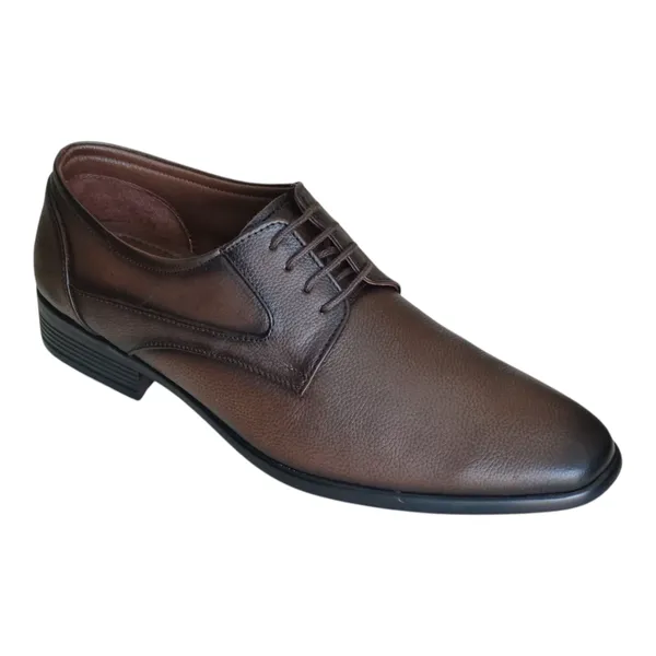 Brown_Pure_Leather_Formal_Derby_Shoes_For_Men