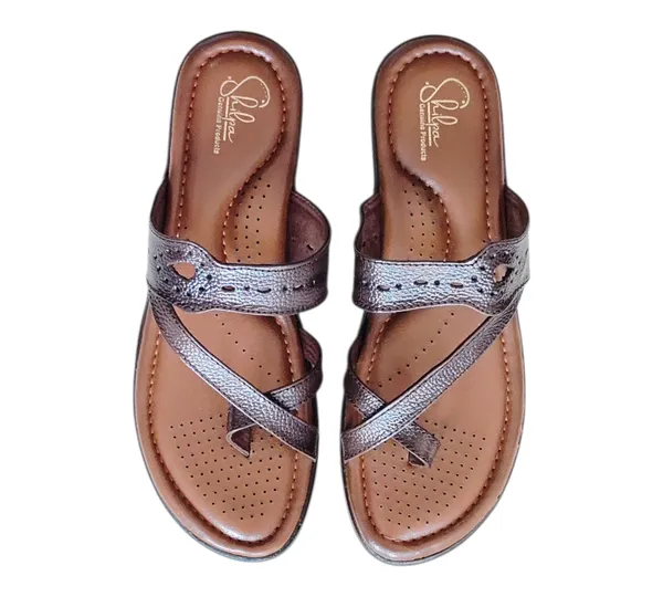 Brown_Pure_Leather_Heel_Platform_Sandals_For_Women
