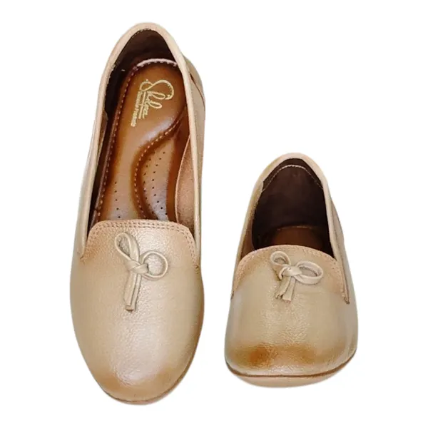 Beige___Pure_Leather_Minimalist__Flat_Heel_Belly_Shoes_For_Women