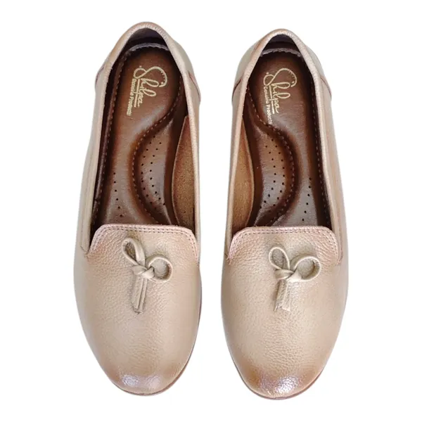 Beige___Pure_Leather_Minimalist__Flat_Heel_Belly_Shoes_For_Women