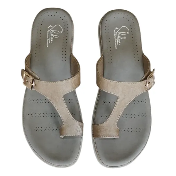 Beige_Pure_Leather_Flat_Heel_Ortho_Chappals_For_Women