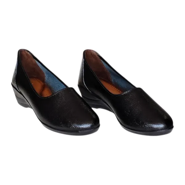 Black_Pure_Leather_Heel_Belly_For_Women