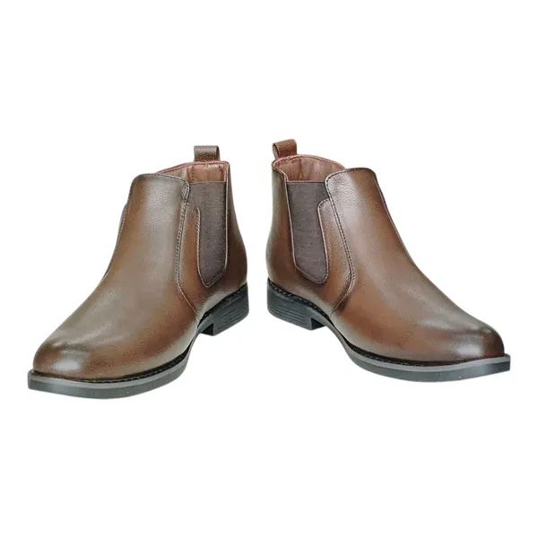 Brown_Pure_Leather_Classic_Leather_Boots_For_Men