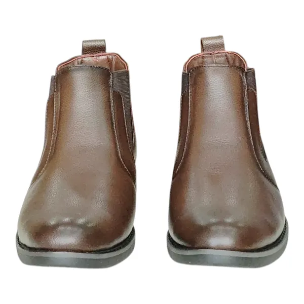 Brown_Pure_Leather_Classic_Leather_Boots_For_Men
