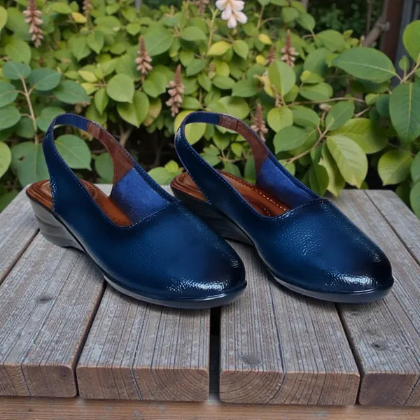 Blue_Pure_Leather_Heel_Sandals_For_Women