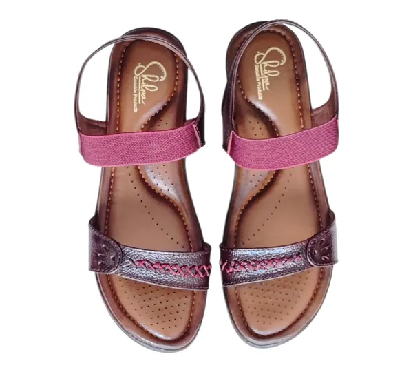 Maroon_Pure_Leather_Heel_Platform_Sandals_For_Women