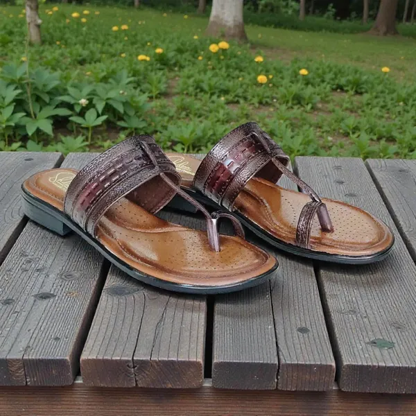 Brown_Pure_Leather__Flat_Chappals_For_Women