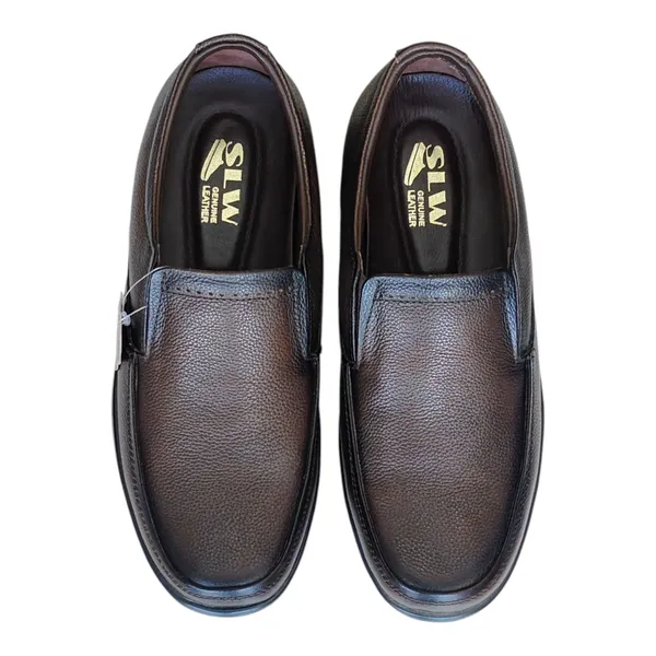 Brown_Pure_Leather_Breathable_Daily_Slip-On_Shoes_For_Men