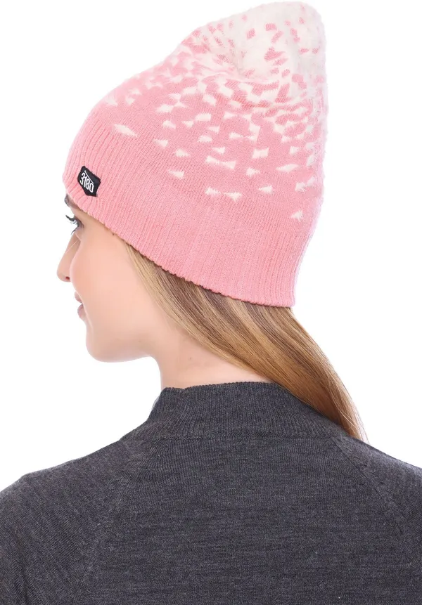 Pink_Self_Design_Skull_Cap_Cap_For_Women