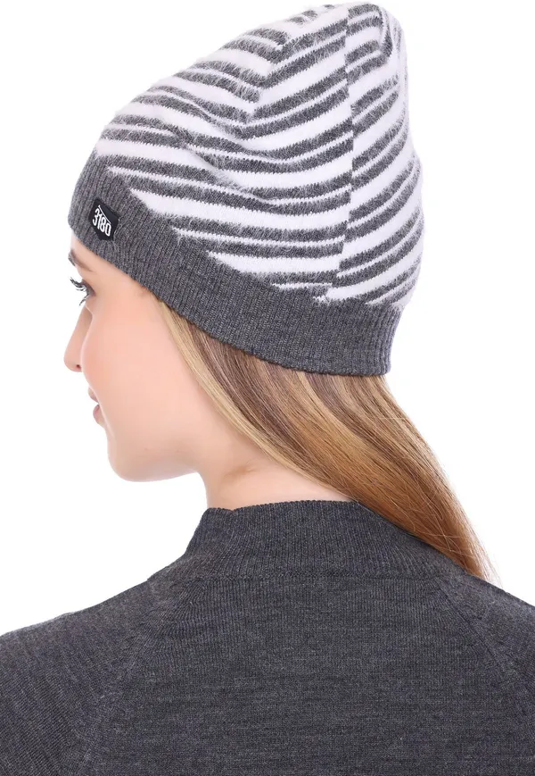 Grey_Self_Design_Skull_Cap_Cap_For_Women