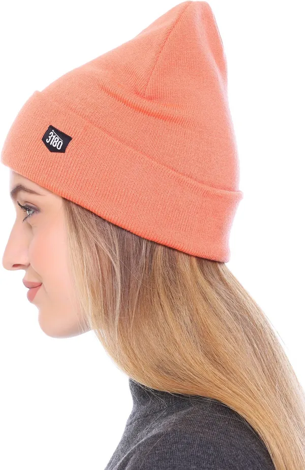 Orange_Solid_Skull_Cap_Cap_For_Women